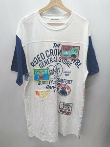 ◇ RODEO CROWNS ロデオクラウンズ 半袖 Tシャツ サイズFREE ホワイト系 メンズ E