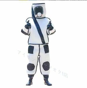 ☆新品蜂防護服スズメ蜂 スズメバチ駆除用蜂防護服 一体式 二重扇風機付属 養蜂器具 保護装備 養蜂用防護服 蜂巣 ハチ防護服 通気性