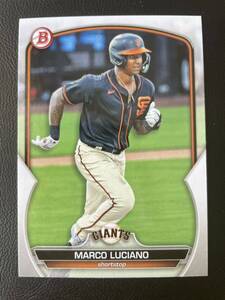 Topps Bowman 2023 MEGA BOX #BP-43 MARCO LUCIANO マルコ・ルチアーノ San Francisco Giants サンフランシスコ・ジャイアンツ