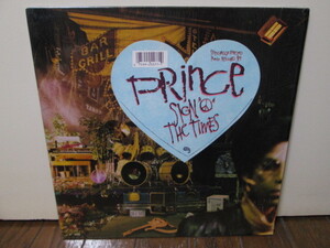 US-original post card shrink hype sticker Sign "O" The Times 2LP (analog) Prince アナログレコード vinyl 