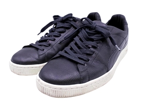 PUMA プーマ レザー ローカット スニーカー size24/黒 ■■ ☆ ekc0 レディース