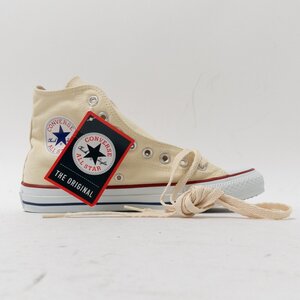 【1円スタート】 converse コンバース 1707 ALLSTAR オールスター ローカット スニーカー ミャンマー製 タグ付 未使用 ホワイト US7.5 26cm