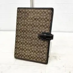 ゆ121A★ COACH お札入れ 手帳 マルチケース シグネチャー ベージュ