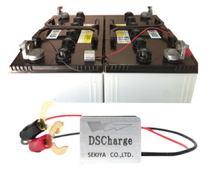 バッテリー自動再生 小型パルス ホワイト 2個セット DS Charger DSパルス 乗用車 大型用 宮崎県ものづくり大賞 SEKIYA