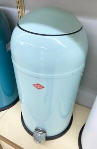 [未使用]店頭展示品 WESCO ウェスコ ゴミ箱 ダストボックス ペダルビン＆メタルライナー 33L LIFTMASTER ミント