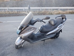 マジェスティ125FI　書類・鍵付き　実働　ベース車③　格安　売り切り　ガンメタ/シルバー