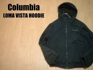 ColumbiaロマビスタフーディS黒ブラック正規コロンビアPM3607キャンバスxフリースフーデッドジャケットLOMA VISTA HOODIE