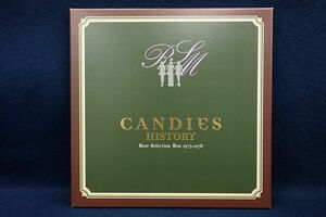 ▽CD01 CANDEIS HISTORY Best Selection Box 1973～1978▽キャンディーズ/伊藤蘭/田中好子/藤村美樹/消費税0円