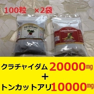 再入荷　生産日2024年9月★　2袋　200カプセル★　クラチャイダム　トンカットアリ　マカより多い　ウコンブラックジンジャー　筋ラントレ