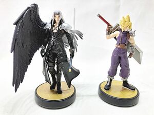 任天堂　アミーボ　ファイナルファンタジー　クラウド・セフィロス　本体のみ　現状販売品　amiibo　ゲーム　同梱OK　1円スタート★H