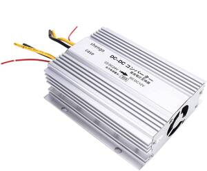 【数量限定】冷却ファン付 DC電圧変換器 デコデコ変換 30A DC24V→12V トラック用DC-DCコンバーター