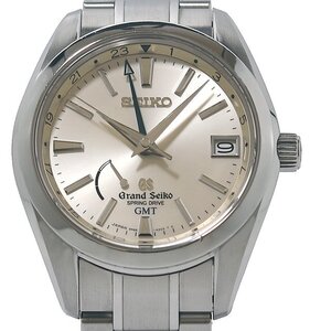 ★良品！Grand Seiko GS グランドセイコー SBGE005 9R66-0AC0 GMT スプリングドライブ メンズ★