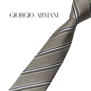 GIORGIO ARMANI ネクタイ レジメンタル柄 ストライプ柄ジョルジオアルマーニ USED 中古 m1737