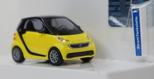 Busch 1:87 Smart Fortwo Coupe 12 (C451) “ElectricDrive”, 46224