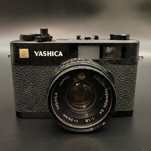 SW1204-4-4 ジャンク品 YASHICA ヤシカ フィルムカメラ レンジファインダー ブラック 1:1.8 f=35mm JAPAN 60サイズ