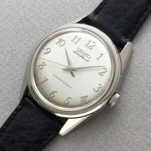 【稼動品】 セイコー ロードマーベル アラビア数字文字盤 タツノオトシゴ裏蓋 手巻 SEIKO Lord Marvel 5740-8000