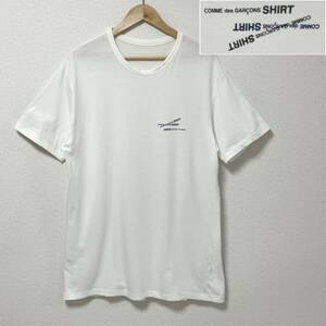 激レア 90s COMME des GARCONS SHIRT 反転 ロゴ Tシャツ ホワイト 白 コムデギャルソン 半袖 カットソー Tee 初期 VINATGE archive 4050400