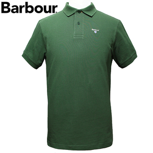 バブアー Barbour ポロシャツ メンズ 半袖 鹿の子 サイズXL RACING GREEN MML0358 OL72 新品