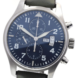 IWC IWC SCHAFFHAUSEN IW377706 パイロットウォッチ クロノグラフ プティ・プランス 自動巻き メンズ _837266