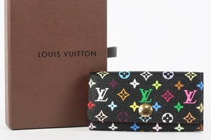 【超美品】LOUIS VUITTON ヴィトン ミュルティクレ マルチカラー 4連キーケース ブランド小物【KQ71】