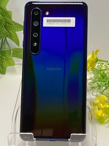 SIMフリー AQUOS R5G 908SH アースブルー☆ SoftBank 判定〇 12GB/256GB バッテリー良好表示 良品中古 A5901