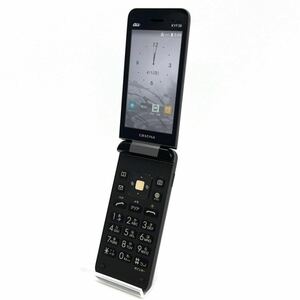 GRATINA KYF39 墨 ブラック au SIMロック解除済み 白ロム 4G LTEケータイ Bluetooth 携帯電話 ガラホ本体 送料無料 Y4MR