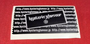 【非売品】　ヒステリックグラマー・HYSTERIC GLAMOUR　ステッカー　③【希少品・20年前のステッカーです】