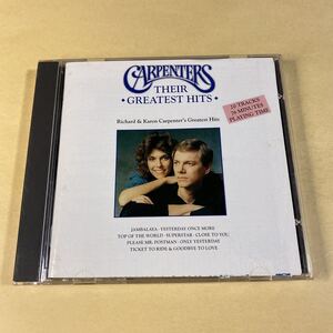 Carpenters 1CD「THEIR GREATEST HITS」