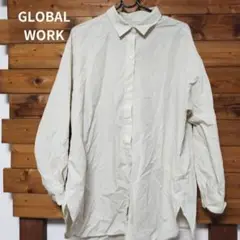 GLOBAL WORK レディース トップス シャツ 大きいサイズ XL