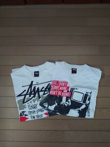 00s　STUSSY　Tシャツ　2枚セット売り