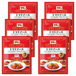 マ・マー PRO Taste(プロテイスト) トマトソース3袋入り 420g ×6袋