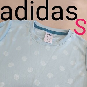 【超美品】adidas アディダス　ロングシャツ　ロンT　長袖　ランニング　ジョギング　マラソン　スポーツジム　レディースS