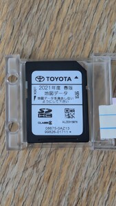 トヨタ純正ナビ SDカード NSZT−W62G / NSZT-Y62G 2021年度 春版