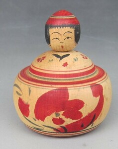 ◆古い伝統 こけし【阿部正義】えじこ 山形系◆5.3x4.5cm◆TOHOKU KOKESHI Doll