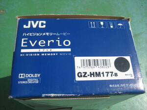 JVC Everio(エヴリオ）GZ-HM177-B　ハイビジョンメモリームービー　中古、、、NA(P上）