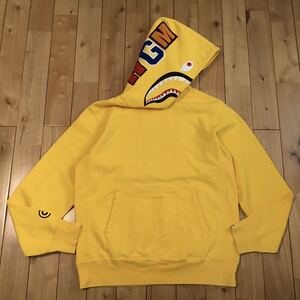 プルオーバー シャーク パーカー Lサイズ イエロー a bathing ape BAPE shark pullover hoodie エイプ ベイプ アベイシングエイプ i065