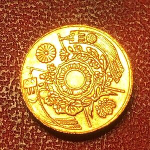 一圓　 古銭　 金貨　 大日本　明治9年　 菊紋　 小型金貨　 近代硬貨　貿易銀　一円金貨