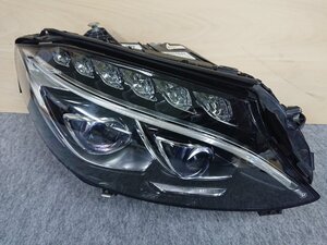 ★ジャンク品★メルセデスベンツ W205 Cクラス 前期 純正 右 LED ヘッドライト A2059069001【他商品と同梱歓迎】