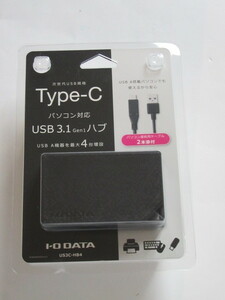 ★即決★IO DATA★USB 3.0 Type-C対応 4ポート USBハブ★US3C-HB4