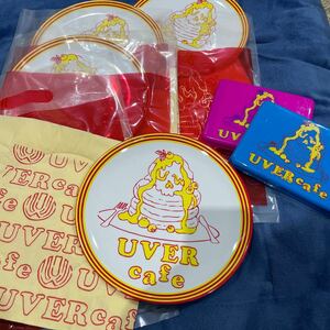 ＜UVERworld＞UVER cafe メラミン皿 ４点&サンドイッチボックス２点セット(新品未使用)