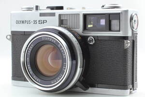 【現状品】 OLYMPUS-35 SP フィルムカメラ レンジファインダー G.Zuiko F1.7 42mm 動作確認済 シャッター、露出計OK ＃3595