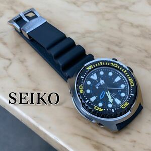 ●B セイコー SEIKO キネティックプロスペックス5M85-0AB0逆輸入ダイバーズ メンズ腕時計 PROSPEX KINETIC 日本未発売モデル 稼働品 現状品