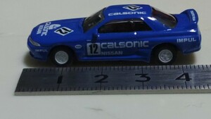 送料120円〜 京商 1:100 　日産ミニカー　スカイラインGT-R (BNR32)カルソニックレーシング#12　1/100 　91632496314