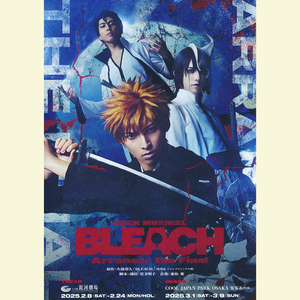 チラシ2枚組★ロックミュージカル『BLEACH ブリーチ Arrancar the Final』2.5次元舞台化 天王洲銀河劇場