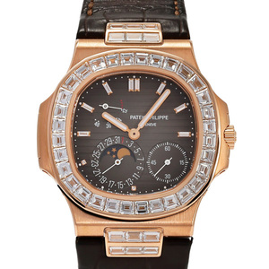 パテック・フィリップ PATEK PHILIPPE ノーチラス 5724R-001 ダークブラウン文字盤 中古 腕時計 メンズ