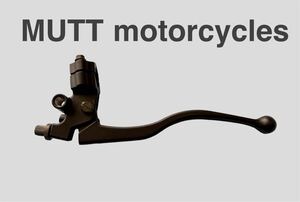 MUTT Motorcycles 軽量クラッチレバー　マットモーターサイクルズ　カスタムレバー