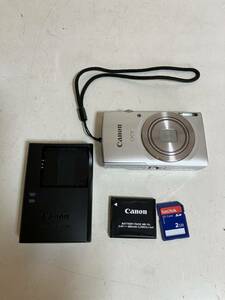 中古現状品/動作確認済【Canon キャノン】◆IXY PC2275 シルバー色 デジタルカメラ◆バッテリー付き SDカード付き