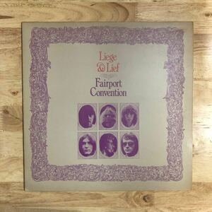 LP 美品 ブリティッシュフォーク金字塔 FAIRPORT CONVENTION/LIEGE & LIEF[UK盤: