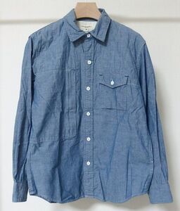 SSZ BEAMS SURF/SK8 別注 Engineered Garments エンジニアードガーメンツ シャンブレー シャツ XS