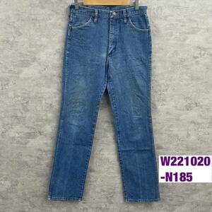 Wrangler ラングラー USA製 デニムジーンズパンツ ブルー ジップフライ 実寸W30in 936DEN USA 海外輸入 古着 W221020-N185